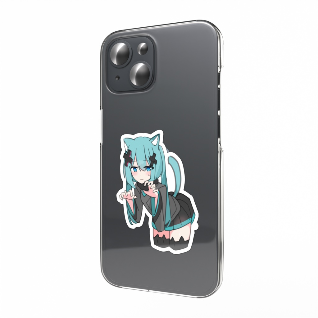 猫✘‎ステッカー