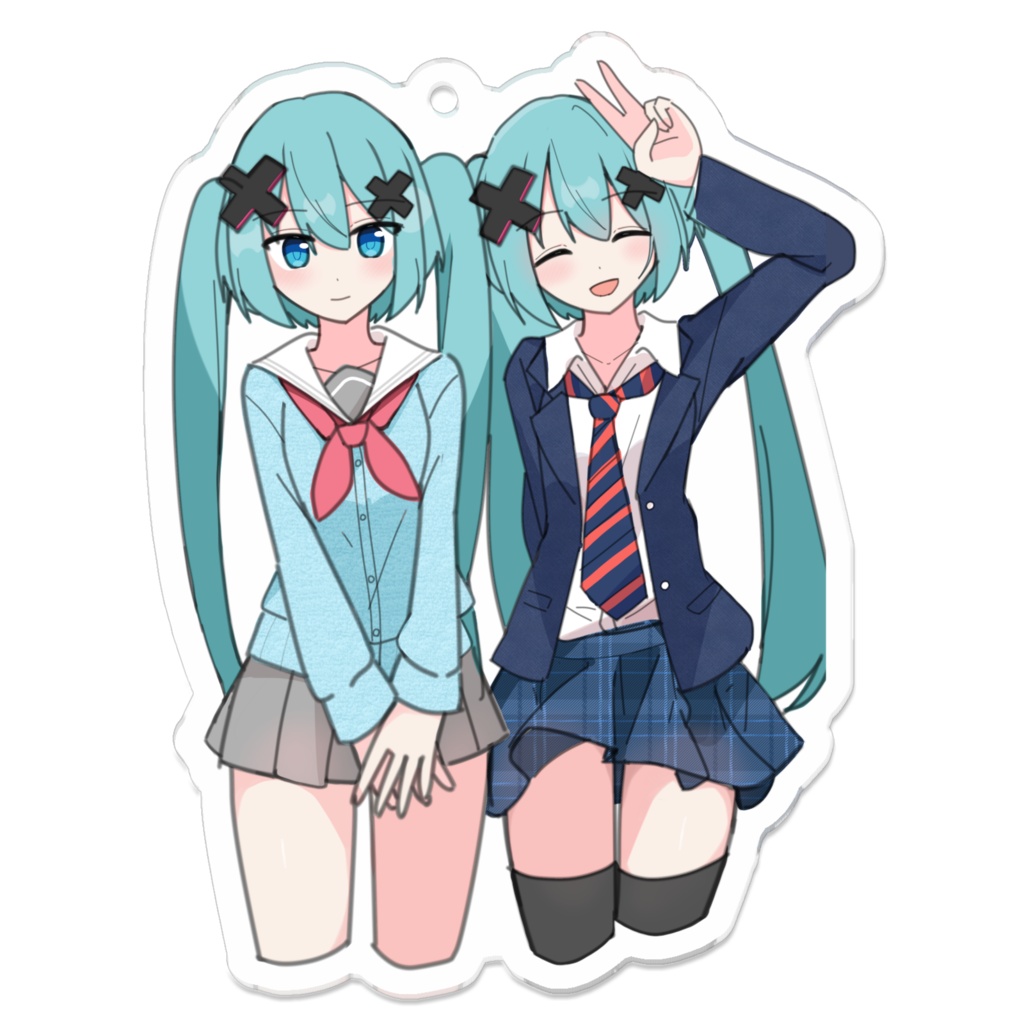 制服✘‎アクリルキーホルダー
