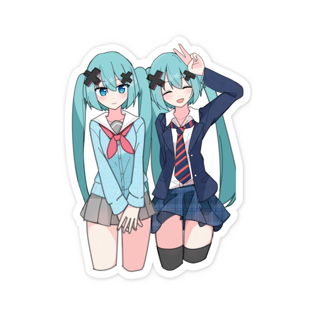制服✘ステッカー