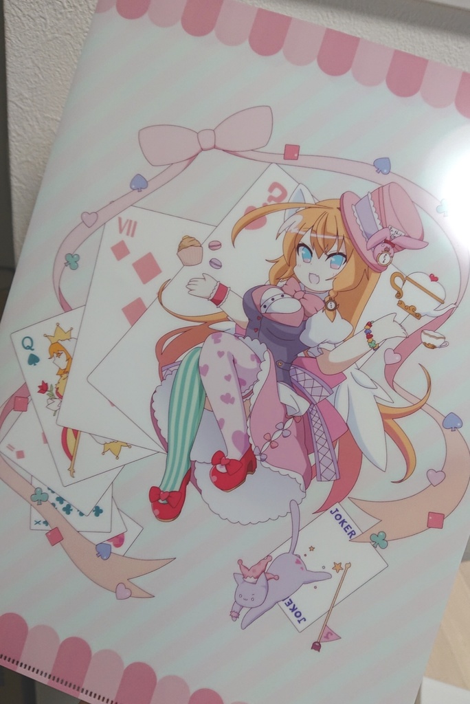 らせんちゃんのゆめかわクリアファイル