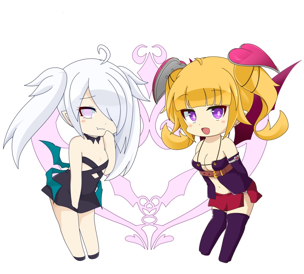 リリュンちゃん&ザブちゃんキーホルダー