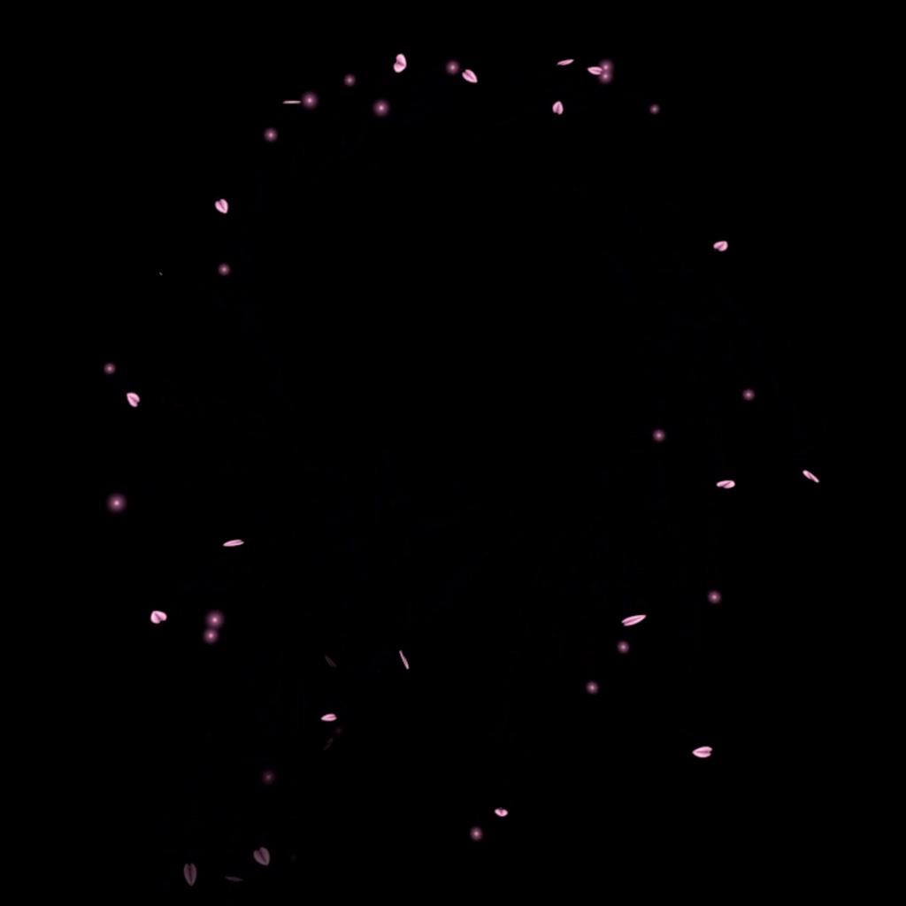 【無料】両手から桜舞うエフェクト