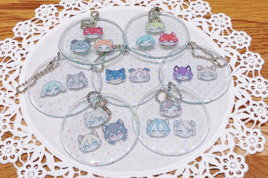 同室ちゃんやわらかクリアチャーム