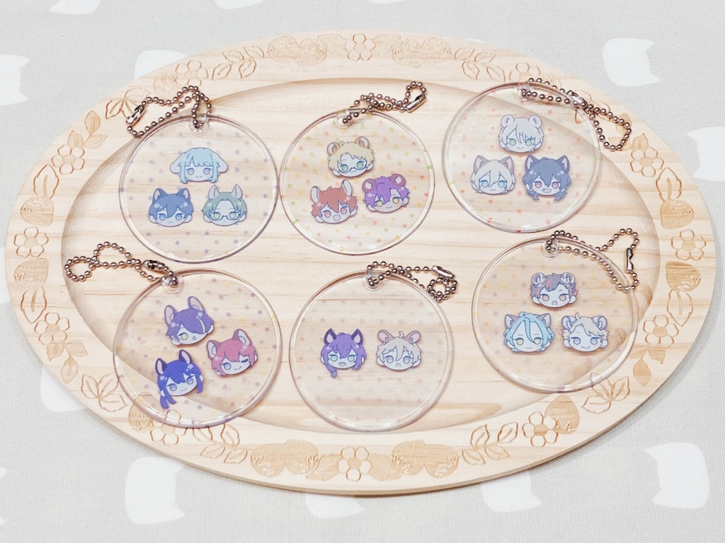 同室ちゃんやわらかクリアチャーム