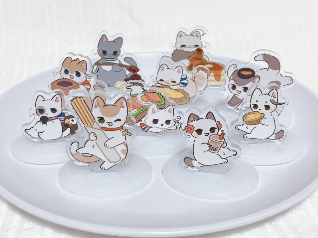 たべものねこたりあアクスタ(受注生産)