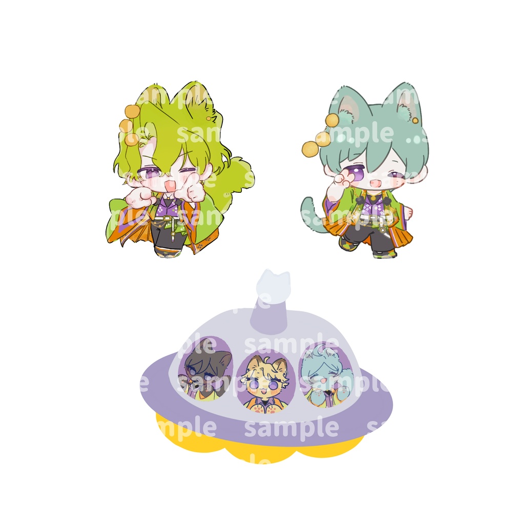 月都つながるアクキー