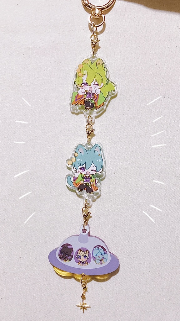 月都つながるアクキー