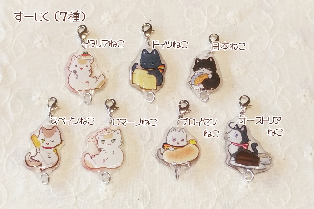 ねこたりあミニチャーム