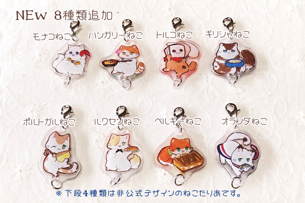 ねこたりあミニチャーム