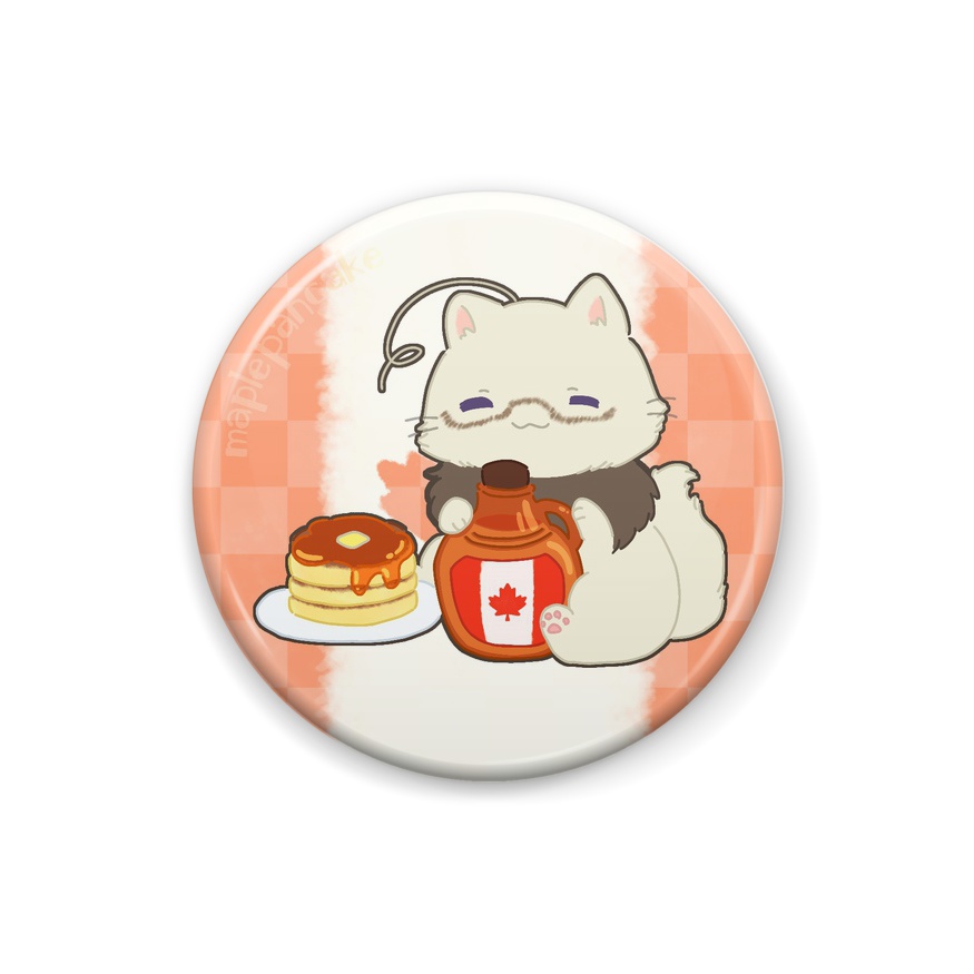 たべものねこたりあ缶バッジ-2