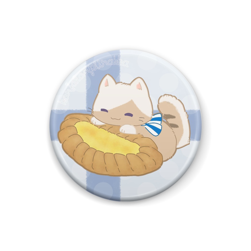 たべものねこたりあ缶バッジ-3