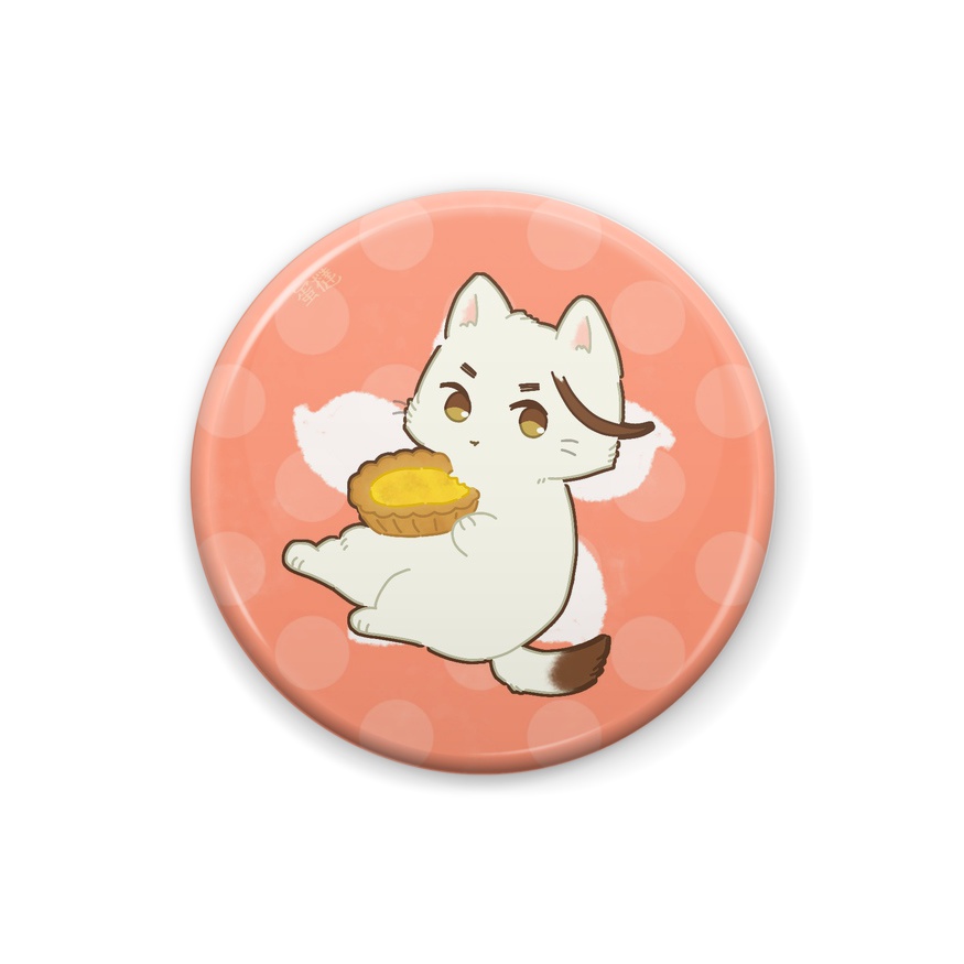 たべものねこたりあ缶バッジ-3