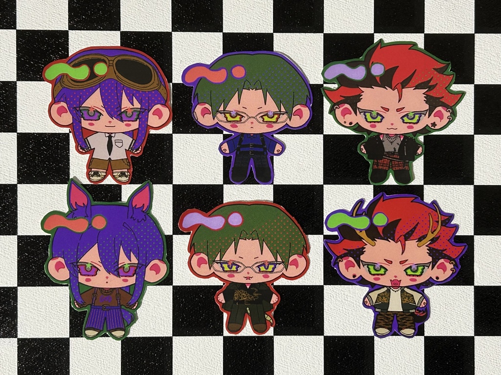 紅月 ステッカー6種セット