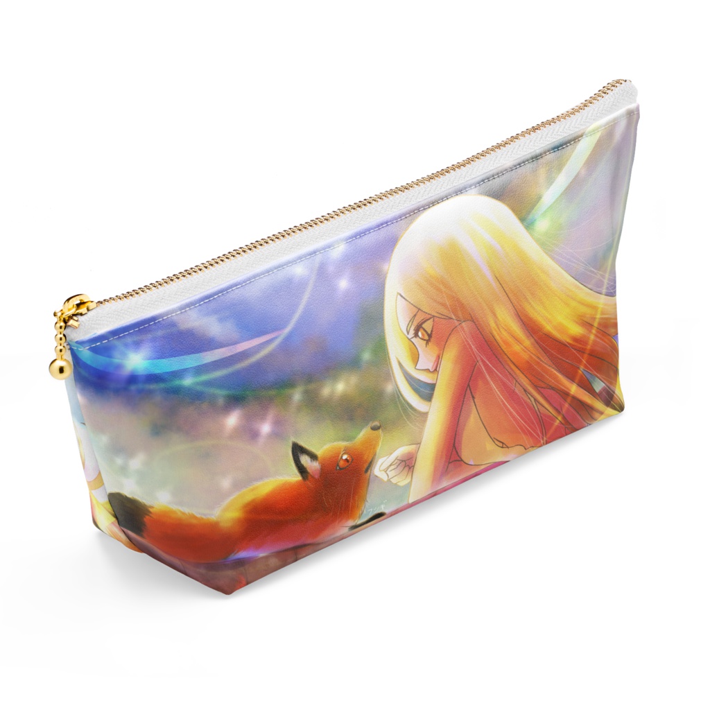 キツネと黄昏る