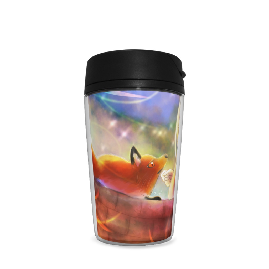 キツネと黄昏る