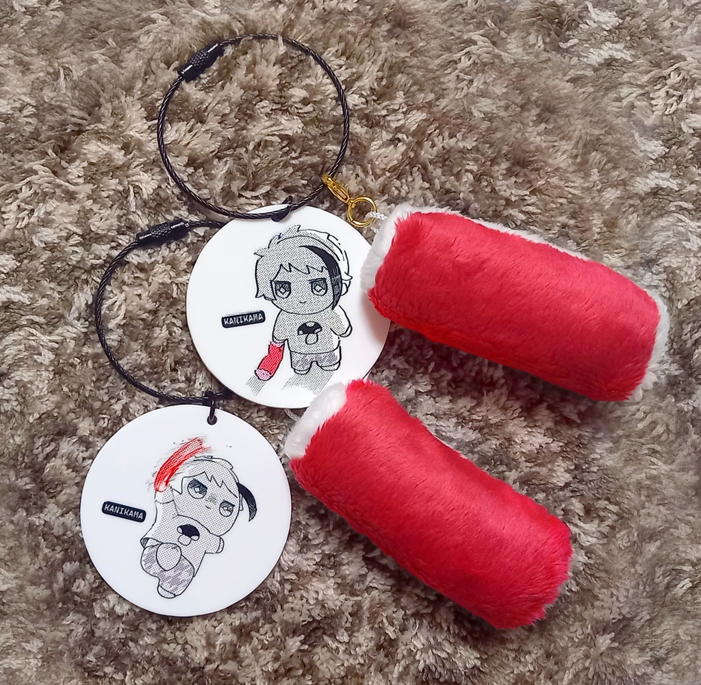ジェぬい かにかまアクキー