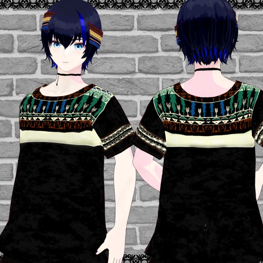 【無料あり】2025.5更新/エスニック衣装【VRoid】