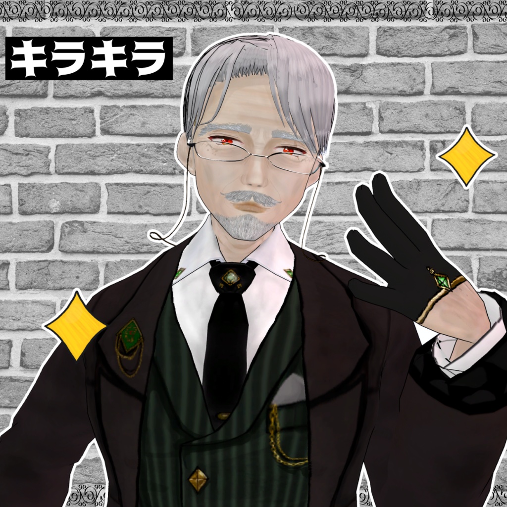 【3D model】ウィリアム05号/衣装販売有