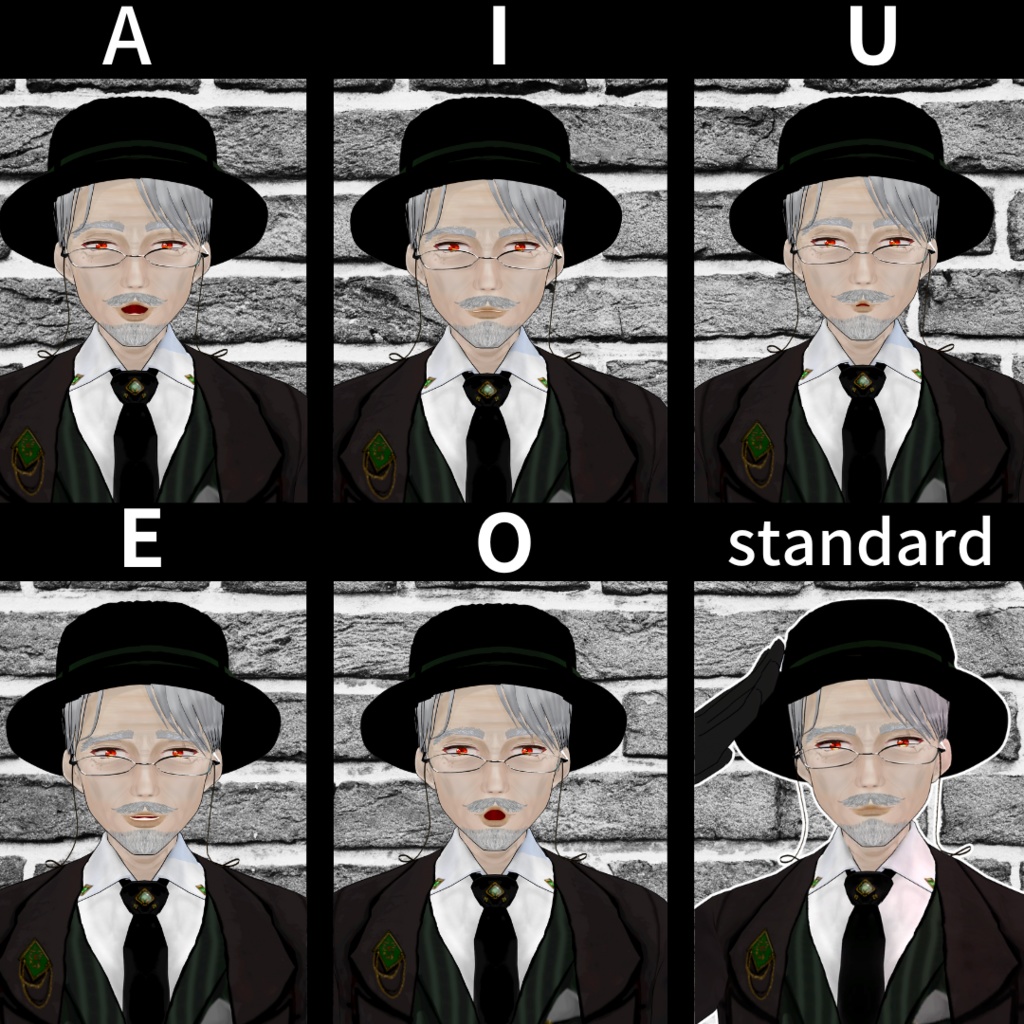 【3D model】ウィリアム05号/衣装販売有