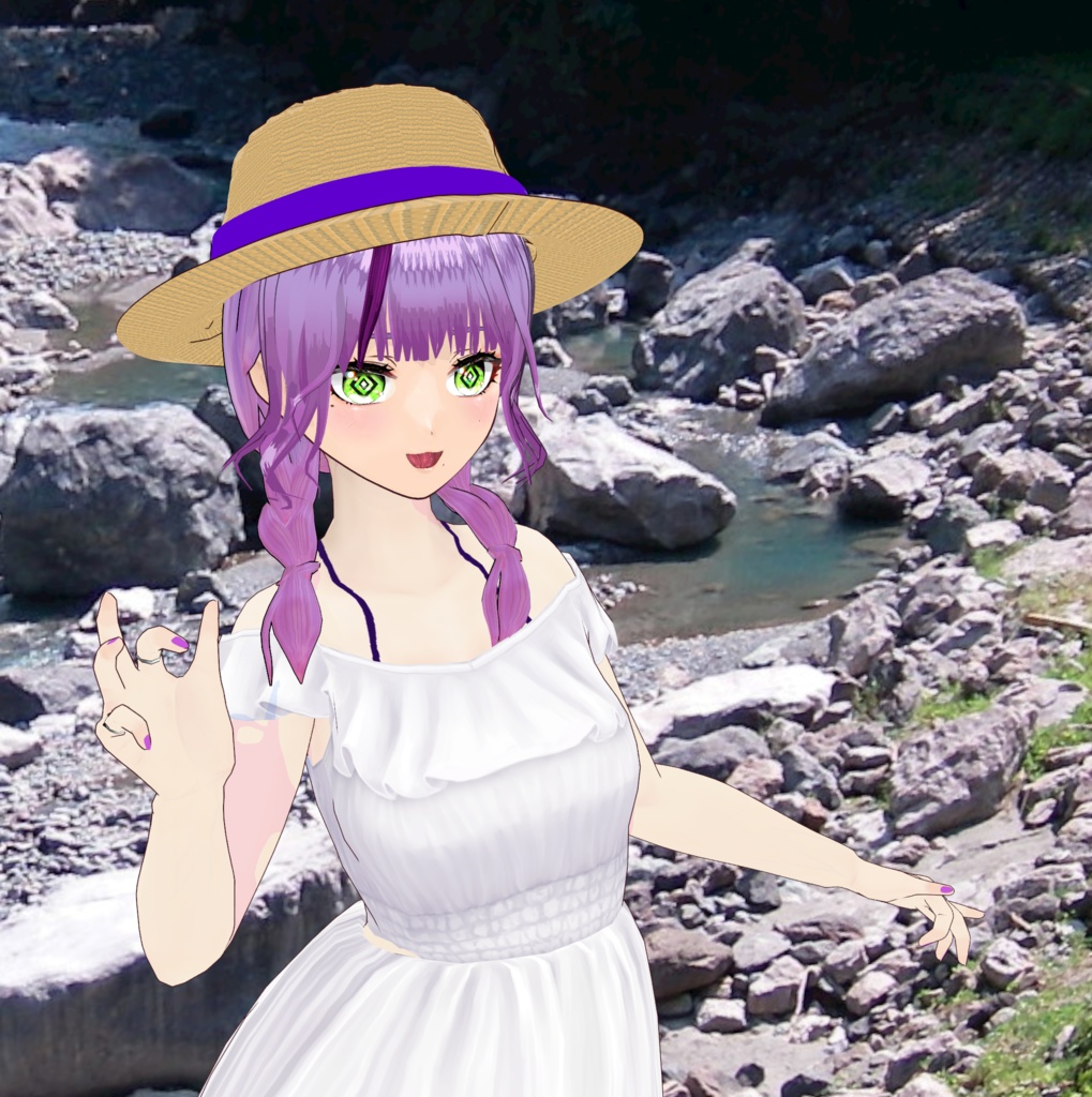 【VRoid】Hat/帽子/はね毛で制作