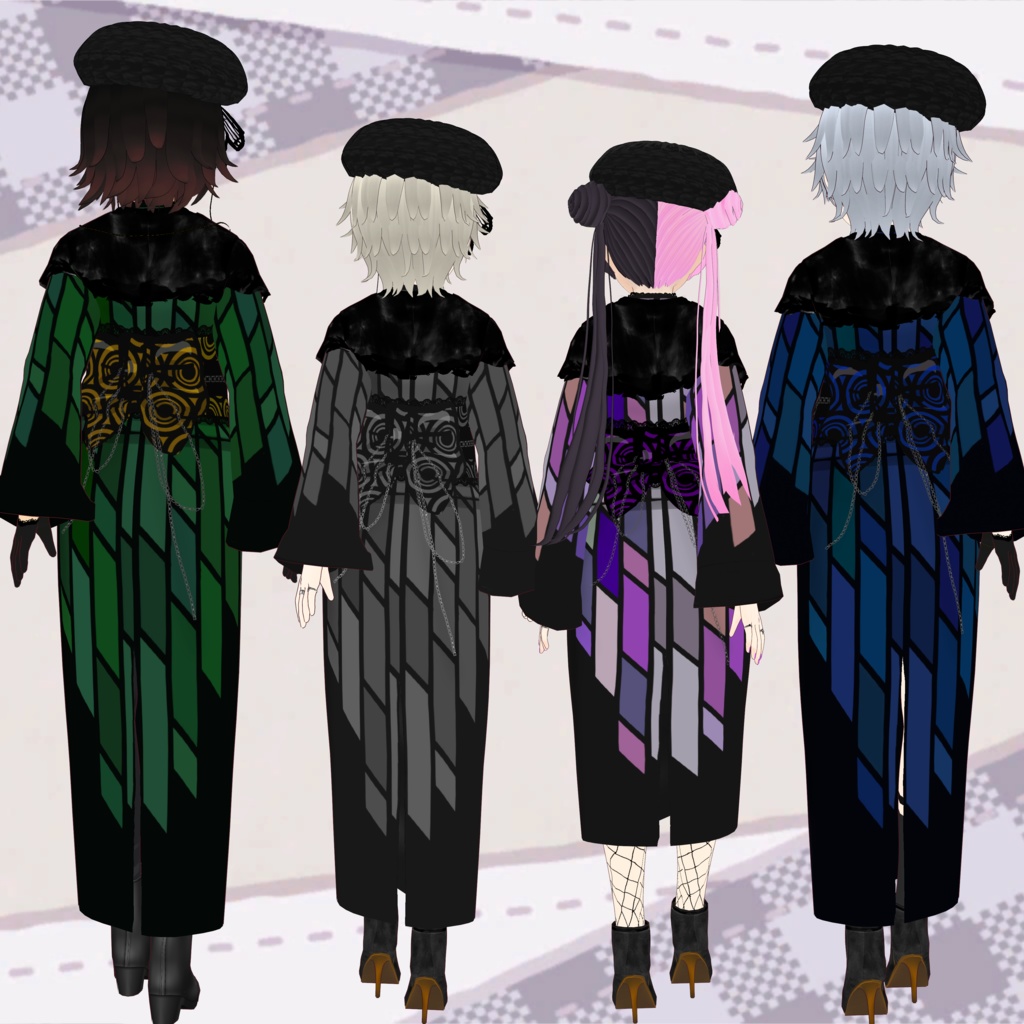 【VRoid】着物SET/kimono SET