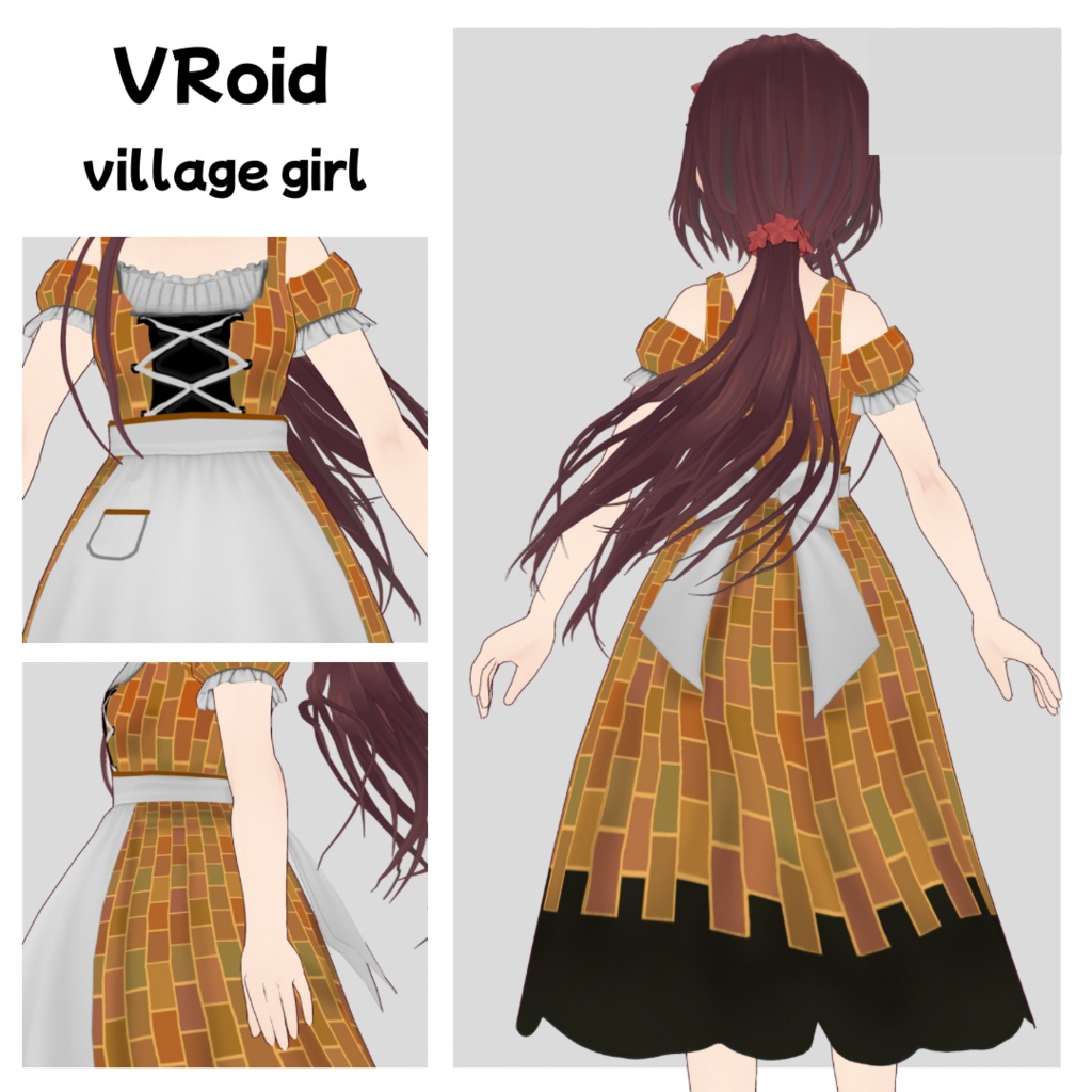 【VRoid】村娘/dress