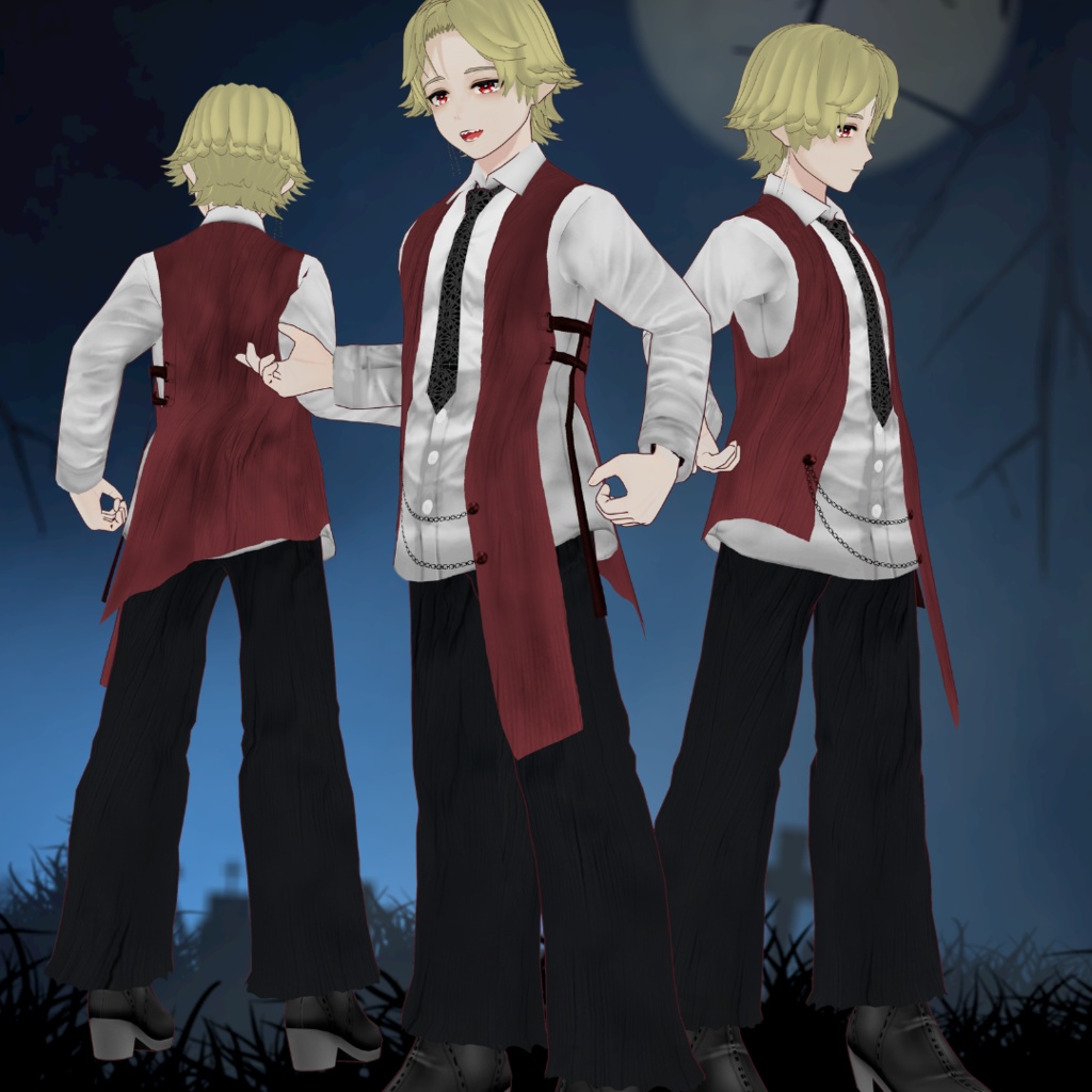 【VRoid】シャツセット/Shirt SET/男女兼用