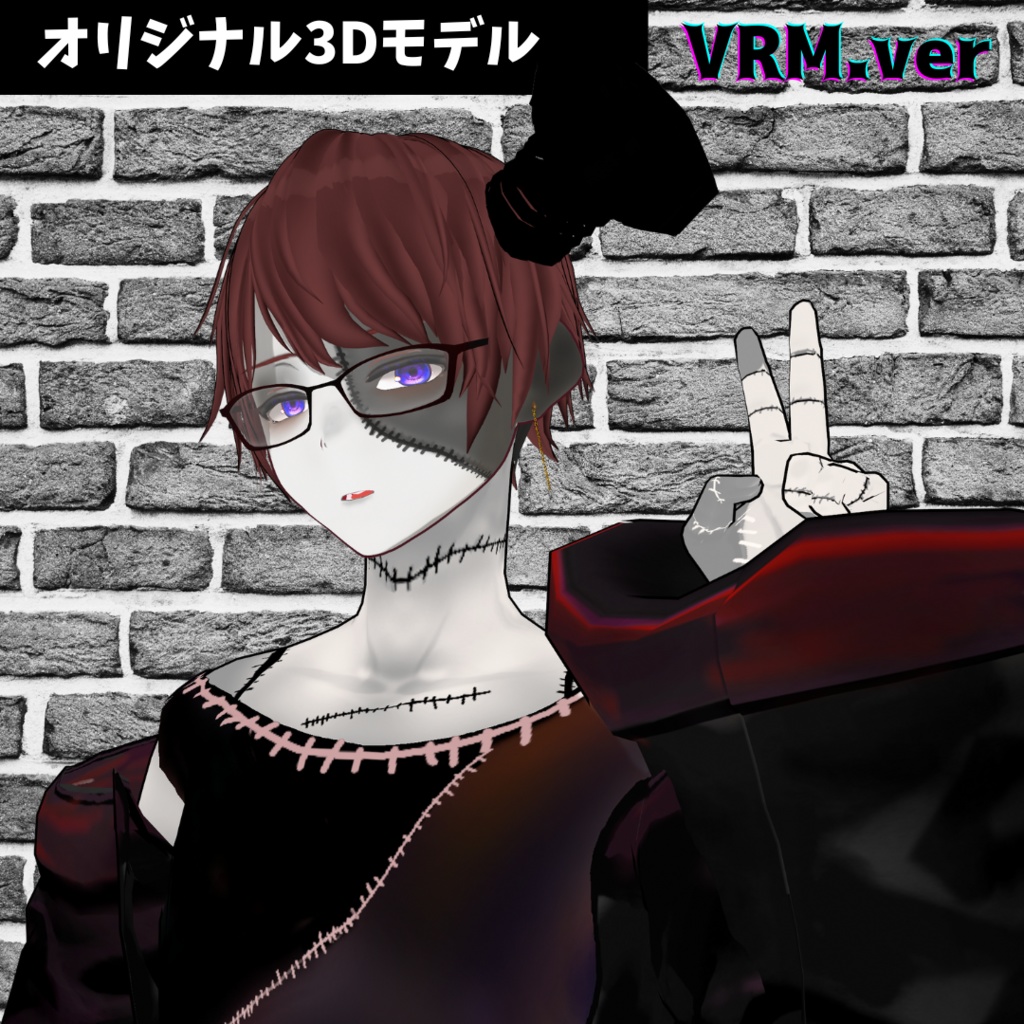 【VRoid】ハロウィン衣装/Halloween/3D model