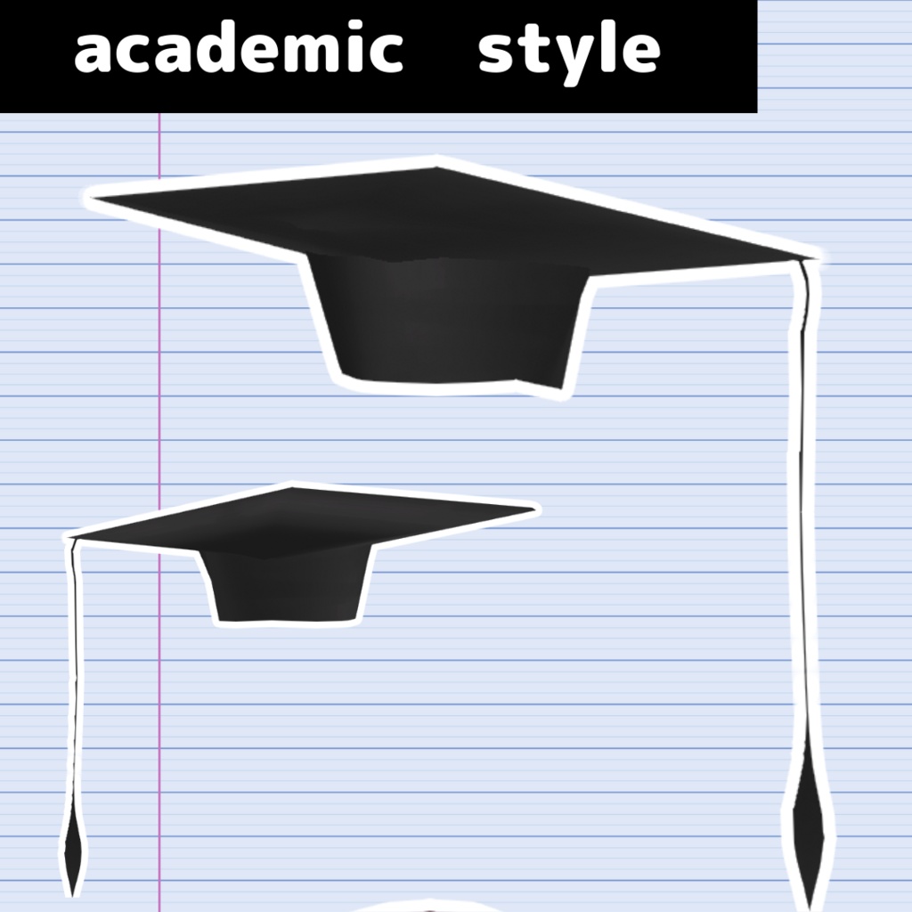 【VRoid】アカデミックガウン/academic gown