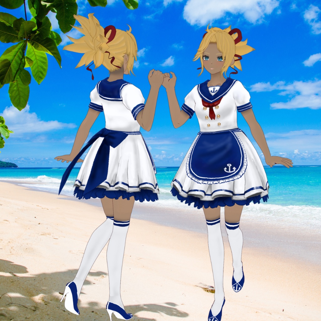 【VRoid】忍髪 ヘアプリセット-Ninja hair-hair preset