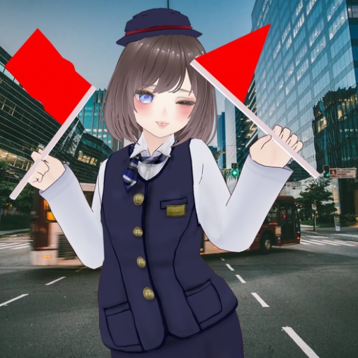 【#VRoid】バスガイドB/帽子付/bus guide/tour guide