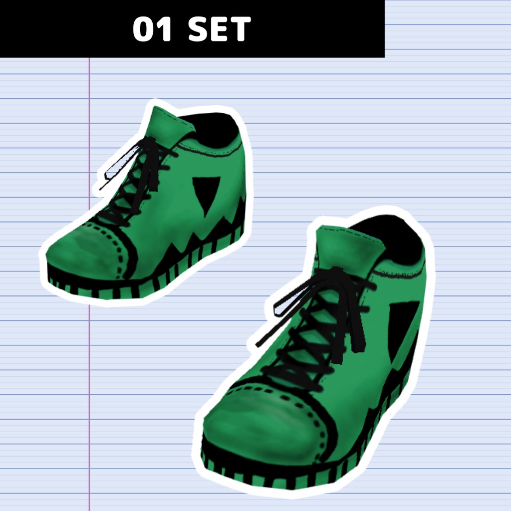 【#VRoid】01号衣装/5SET/4color