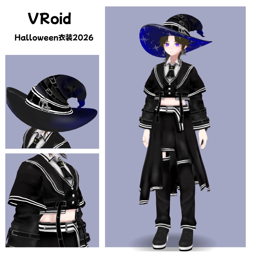 【VRoid】Halloween衣装2026 |Halloween Outfit 2026