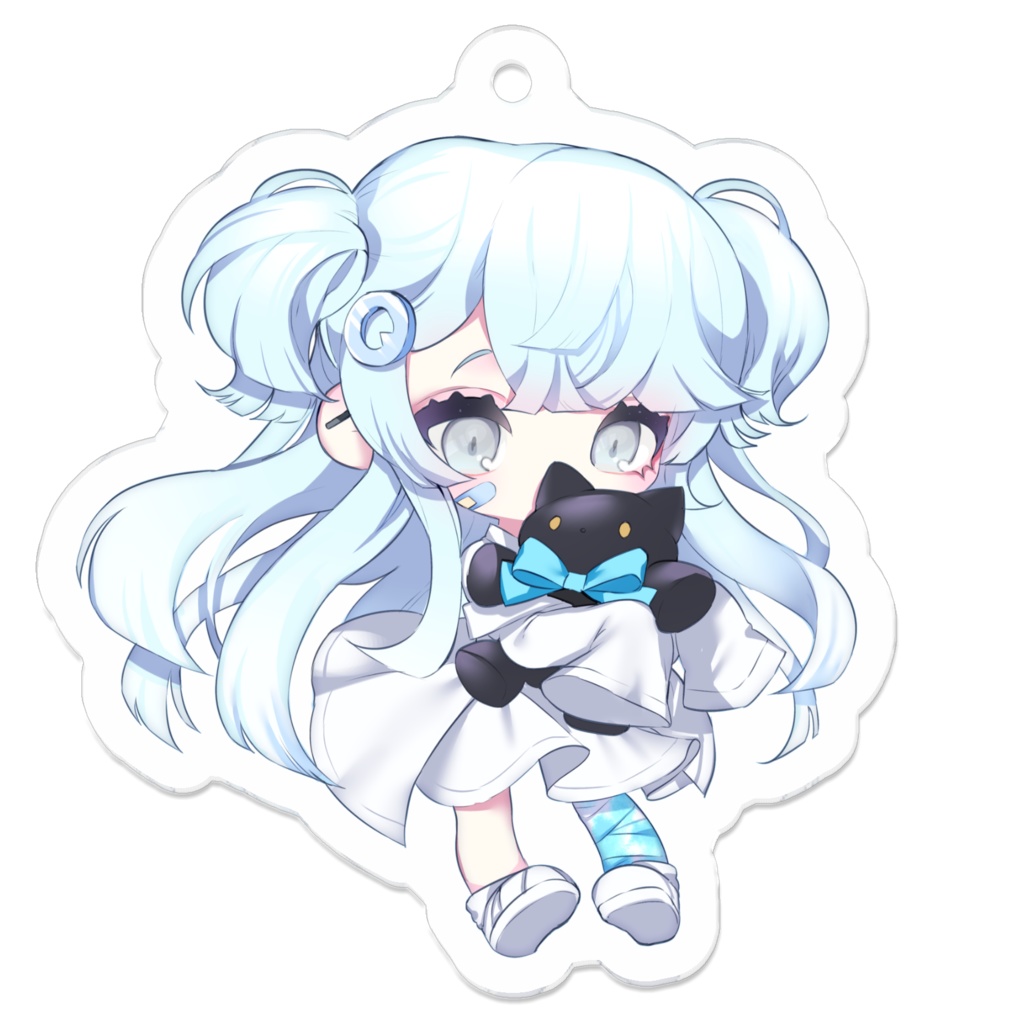 Queue - acrylic key ring