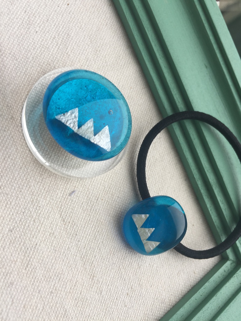 新撰組 ガラスのヘアゴム