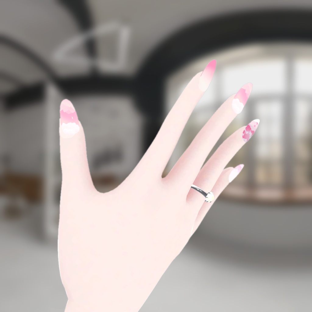 ダイヤ ソリティアリング | VRChat 3Dアクセサリー