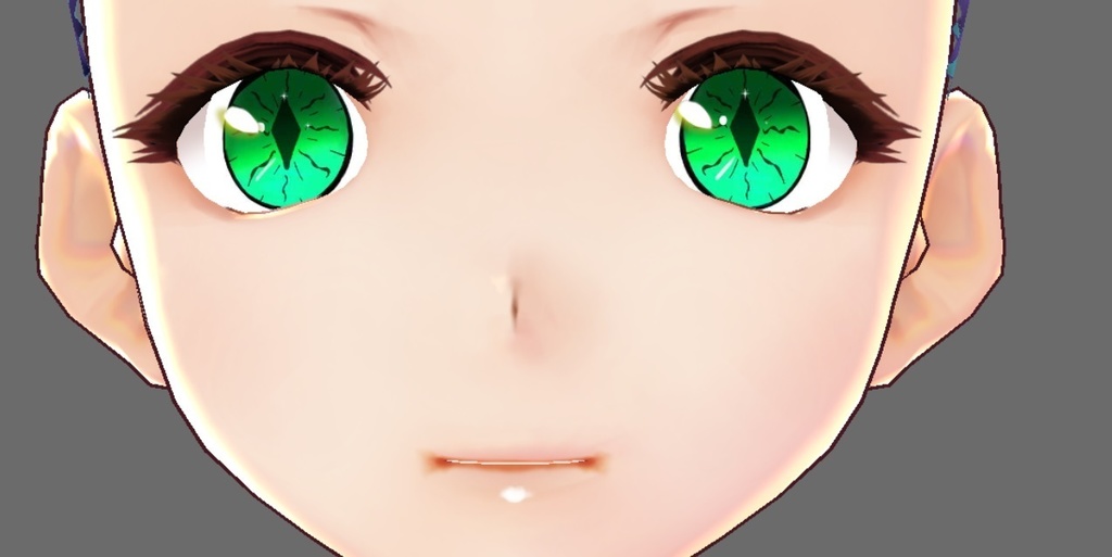 Green Cat eye (Vroid eyes) Material