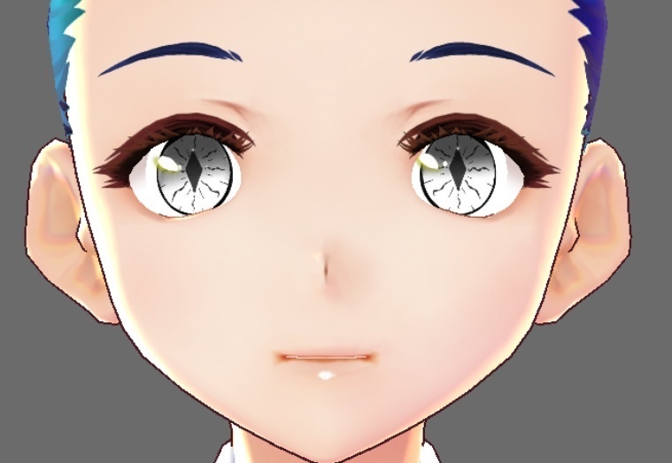 Grey cat eye ( Vroid ) Eye texture