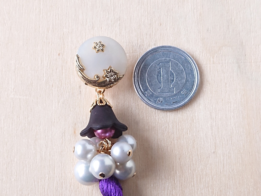 日光一文字イヤリング/ピアス