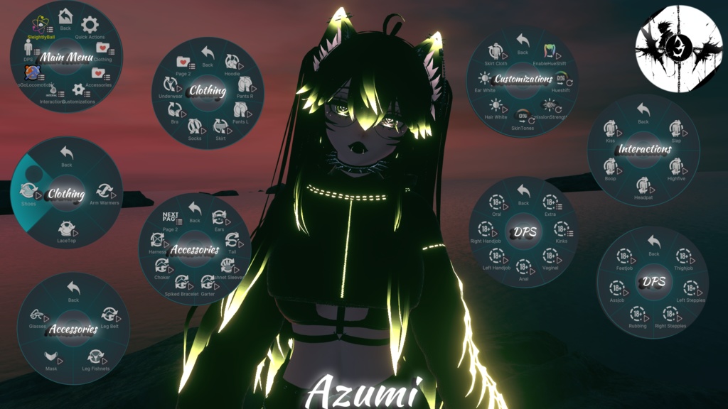 Azumi (PC+Quest) ✰ VRChat Avatar