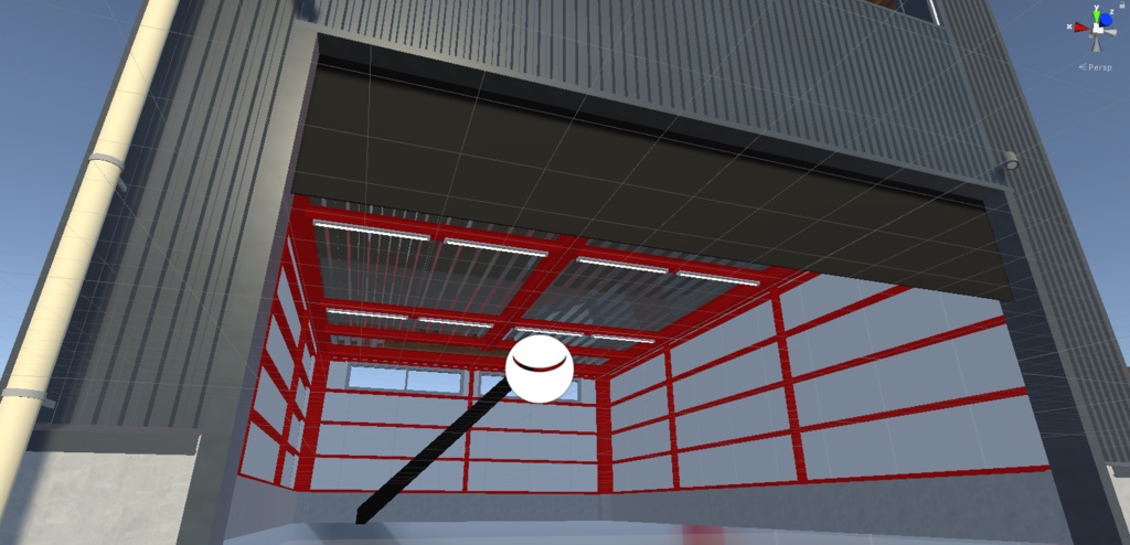 (3Dモデル)VRChat想定 ガレージハウス