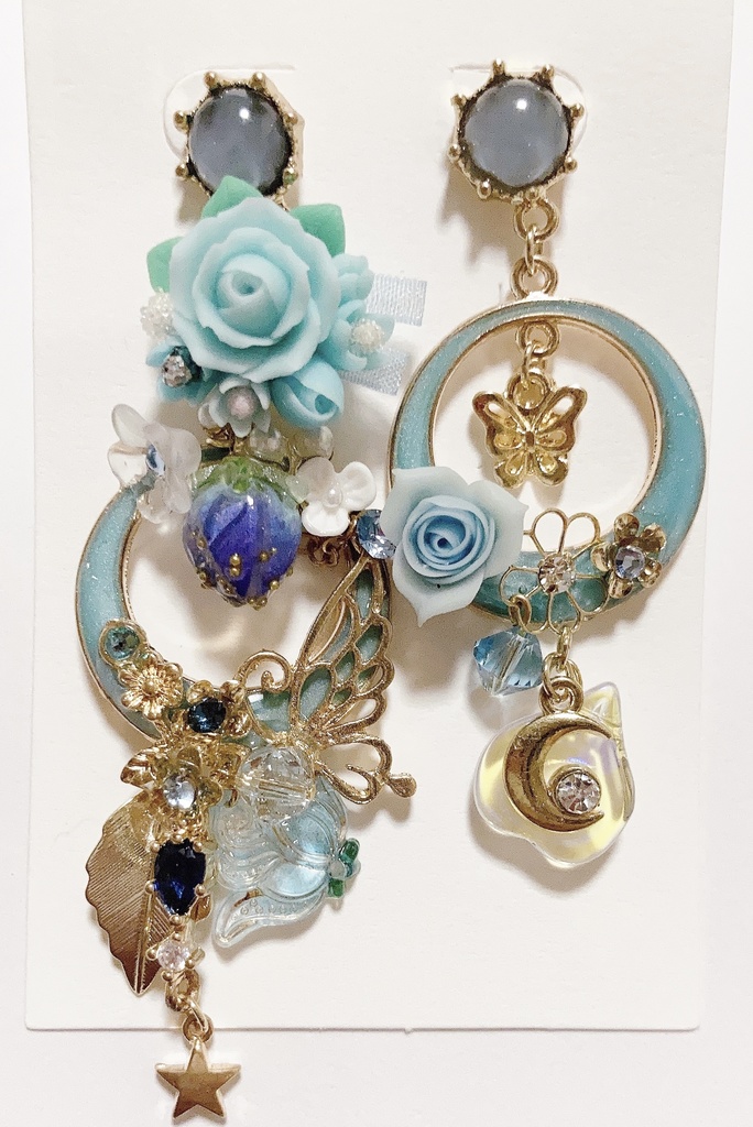 Spice of Love ハンドメイド  スワロフスキー　ピアス