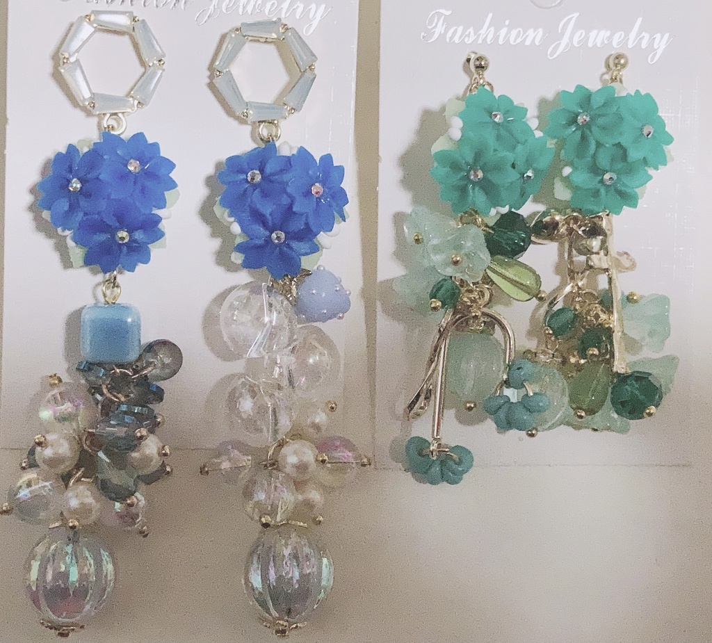 OPA! (1つの金額です) ニゲラピアス　ジャラジャラピアス