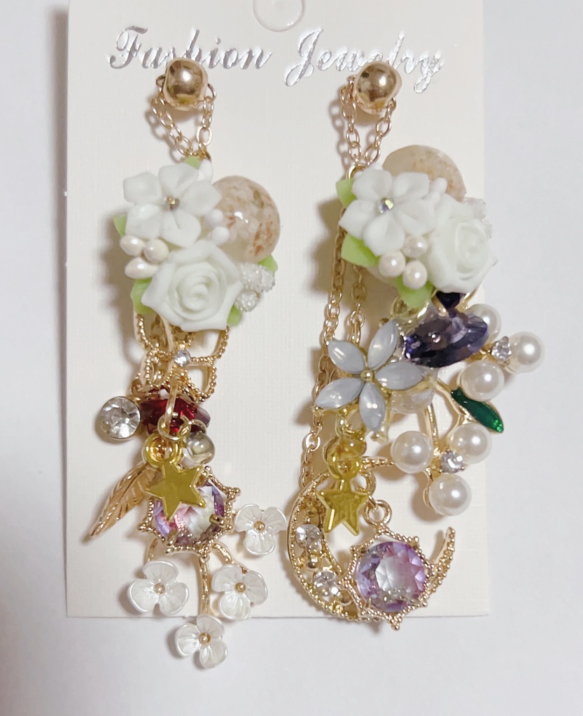 sweety time 薔薇ピアス　ゴージャスピアス　ゆめかわピアス