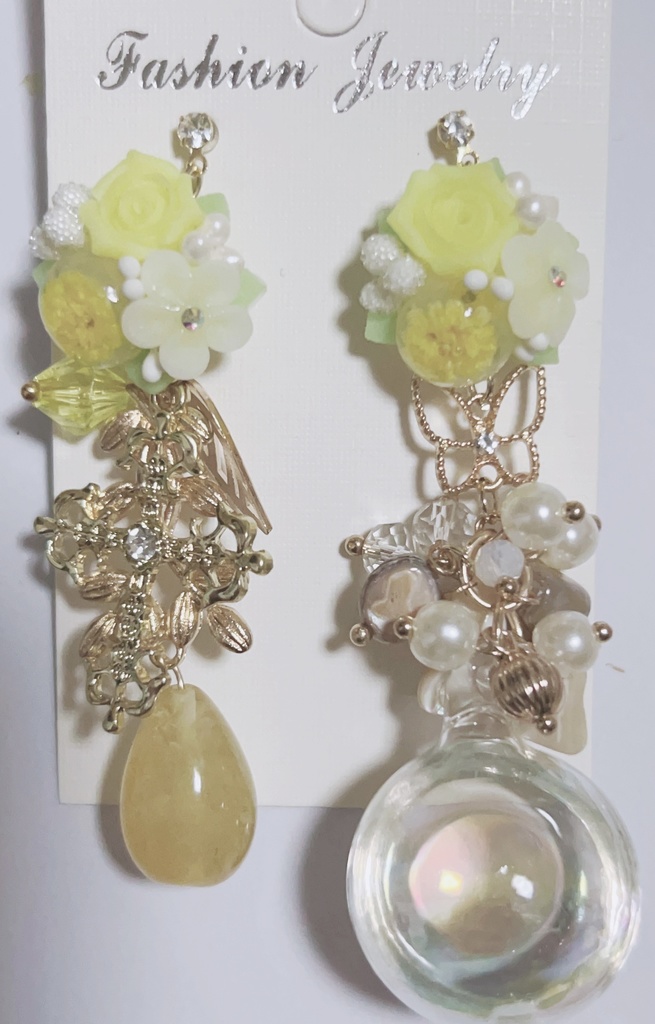 君が綴る唄　薔薇ピアス　ジャラジャラピアス　ゴージャスピアス