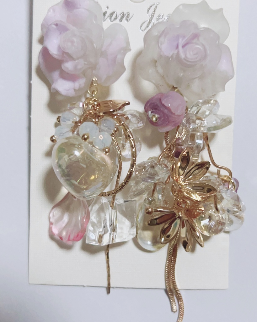 君の表裏　薔薇ピアス　ゴージャスピアス　ジャラジャラピアス