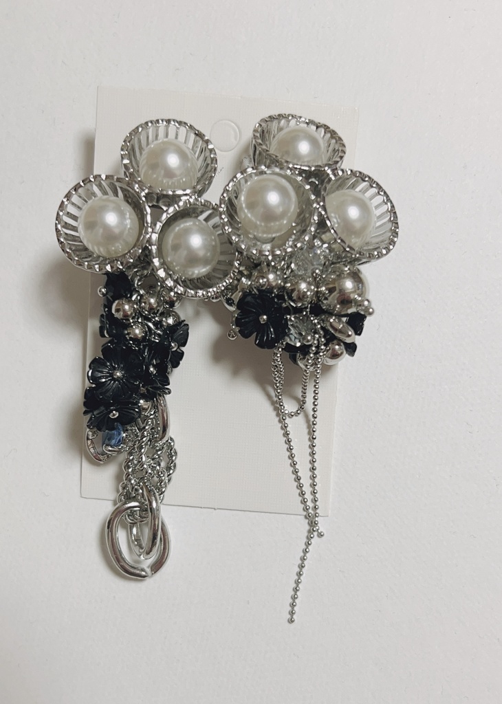 subtitle ハンドメイド　ロングピアス　シルバーピアス