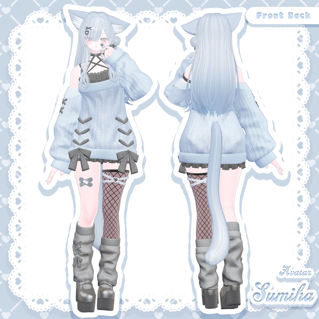 オリジナル3Dモデル「澄玻-すみは-Sumiha」