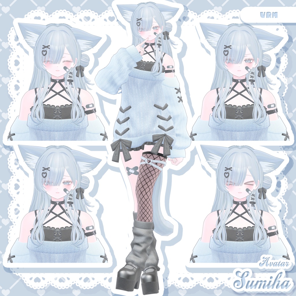 オリジナル3Dモデル「澄玻-すみは-Sumiha」