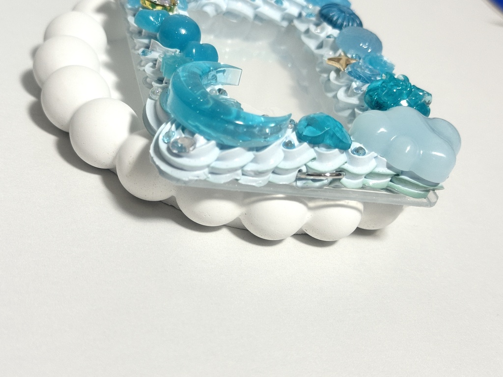 ✨️新Ver.✨️♡限定1点♡ホイップデコ硬質トレカケース【氷碧ゼリー】